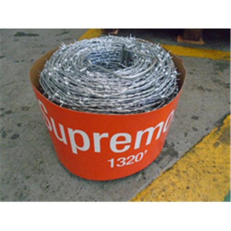Bekaert Bekaert Steel Wire 183674 Supremo Barb Wire - 15.5 Gauge 4 Point 5 in. Spc High Tensile Cl3 183674